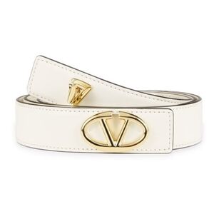 SOLD- Nwt Valentino Garavani White and Gold Women's Belt Size 80